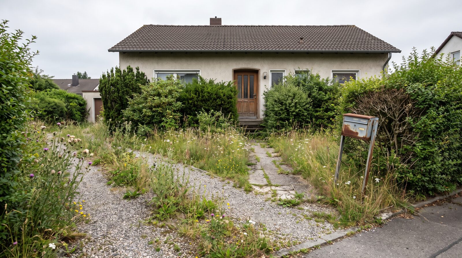 Vorgarten vor der Neugestaltung